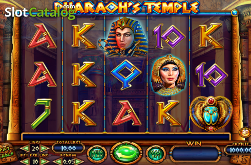 Скрин2. Pharaoh's Temple слот