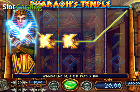 Скрин3. Pharaoh's Temple слот