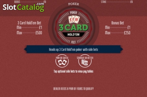 Скрин2. 3 Card Hold'em (Felt) слот