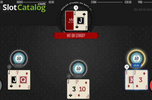 Скрин2. Blackjack Plus слот