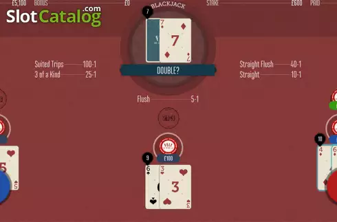 Скрин4. 21+3 Blackjack (Felt Gaming) слот