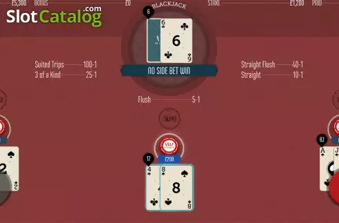 Скрин5. 21+3 Blackjack (Felt Gaming) слот