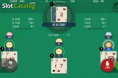 Скрин3. Buster Blackjack (Felt Gaming) слот