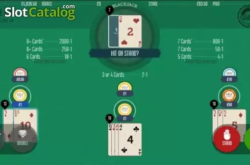 Скрин4. Buster Blackjack (Felt Gaming) слот