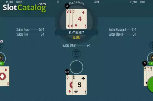 Скрин6. Suit'em Blackjack (Felt Gaming) слот
