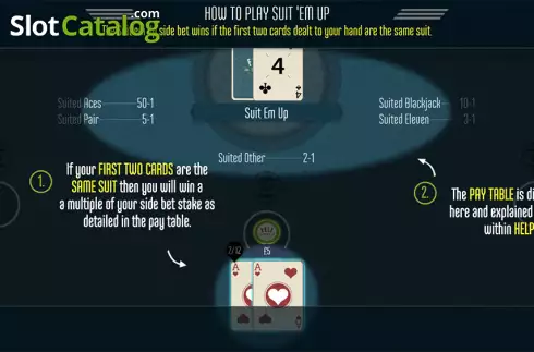 Скрин7. Suit'em Blackjack (Felt Gaming) слот