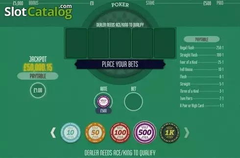 Скрин3. Caribbean Stud (Felt Gaming) слот