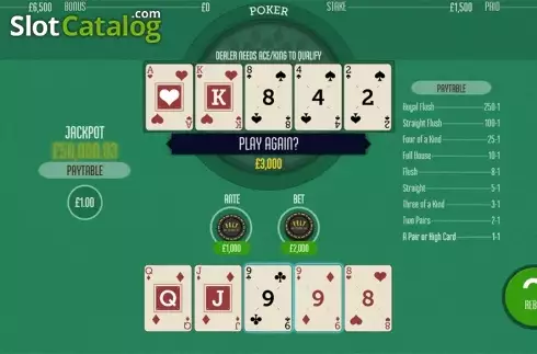 Скрин4. Caribbean Stud (Felt Gaming) слот