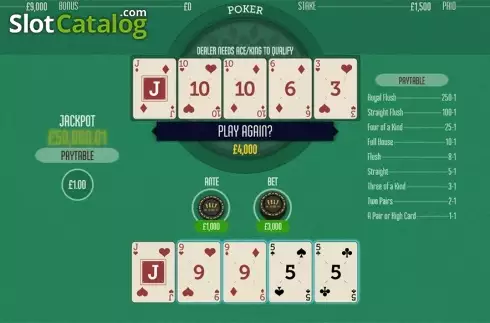 Скрин5. Caribbean Stud (Felt Gaming) слот