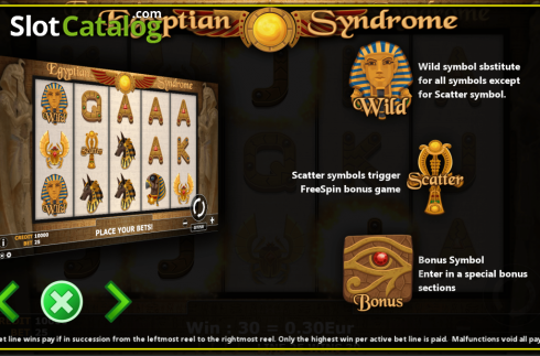 Скрин5. Egyptian Syndrome слот