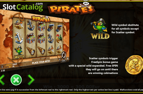 Скрин5. Pirates (Fils Game) слот