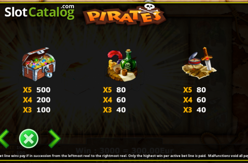Скрин6. Pirates (Fils Game) слот