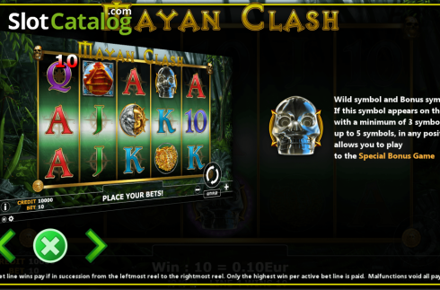 Скрин5. Mayan Clash слот