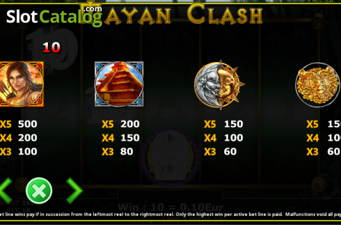 Скрин7. Mayan Clash слот