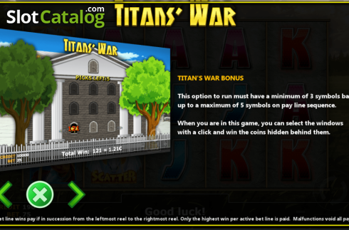 Скрин6. Titans War слот