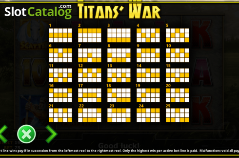 Скрин9. Titans War слот