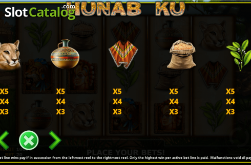 Скрин7. Hunab Ku слот