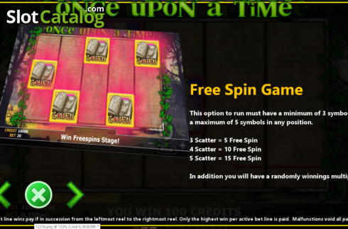 Скрин5. Once Upon a Time (Fils Game) слот