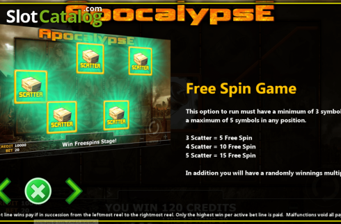 Скрин6. Apocalypse (Fils Game) слот