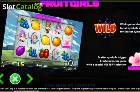 Скрин5. Fruit Game слот