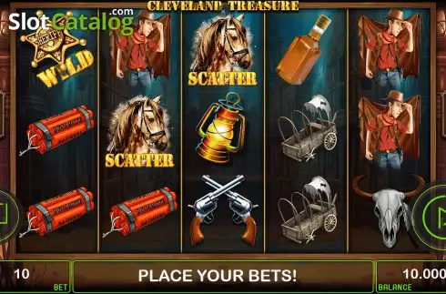 Скрин2. Cleveland Treasure слот