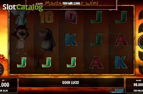 Скрин3. Madagascar Win слот