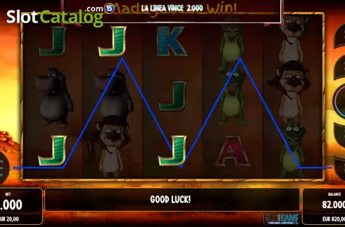 Скрин5. Madagascar Win слот
