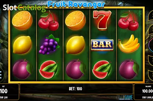 Скрин2. Fruit Revenger слот
