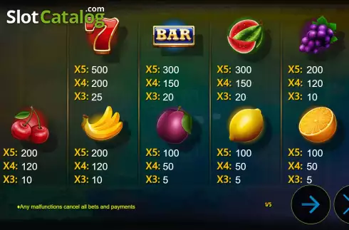 Скрин7. Fruit Revenger слот