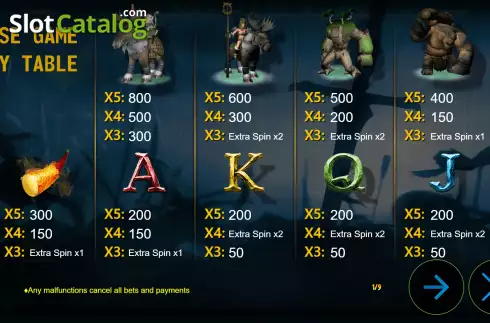Скрин6. Valhalla (Fils Game) слот