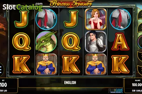 Скрин2. Princess Treasure слот