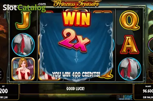 Скрин4. Princess Treasure слот
