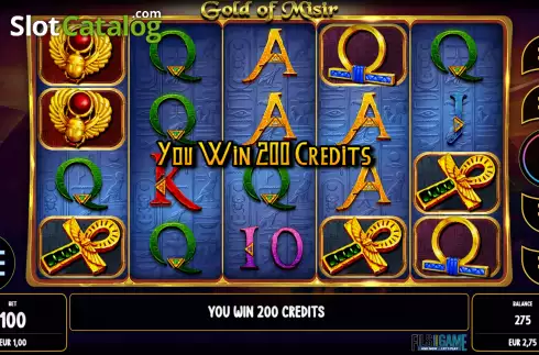 Скрин3. Gold of Misir слот