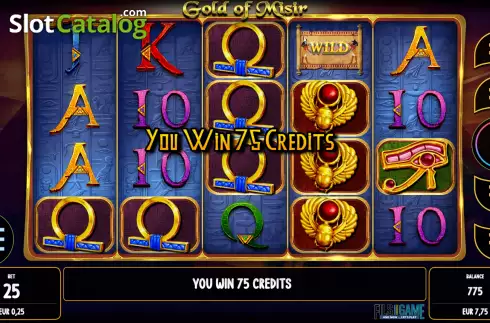 Скрин6. Gold of Misir слот