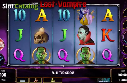 Скрин2. Lost Vampire слот
