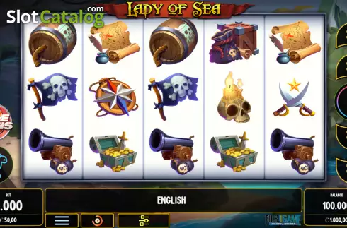 Скрин2. Lady of Sea слот