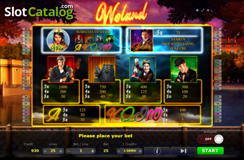 Скрин5. Woland слот