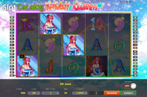 Скрин3. Kawaii Queen слот