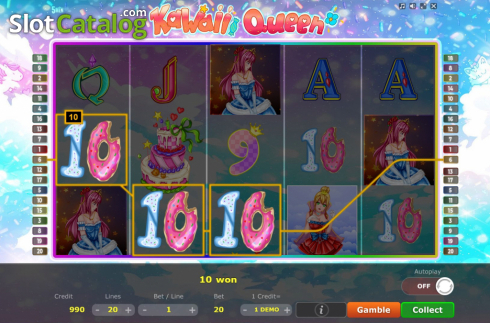 Скрин4. Kawaii Queen слот