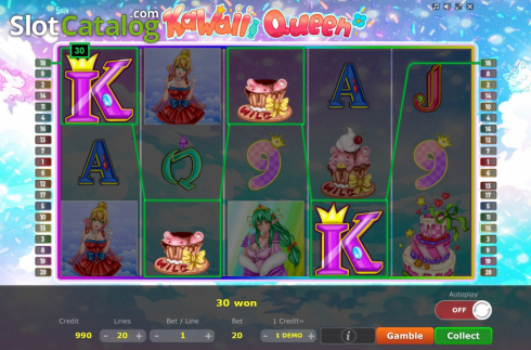 Скрин6. Kawaii Queen слот