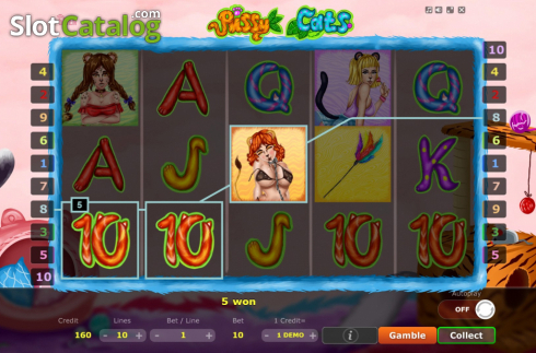 Скрин6. Pussy Cats слот