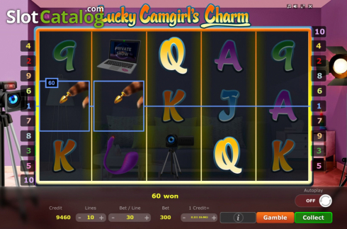 Скрин4. Lucky Camgirls Charm слот