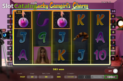 Скрин5. Lucky Camgirls Charm слот