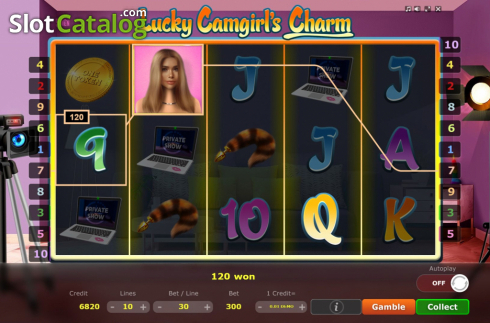Скрин6. Lucky Camgirls Charm слот