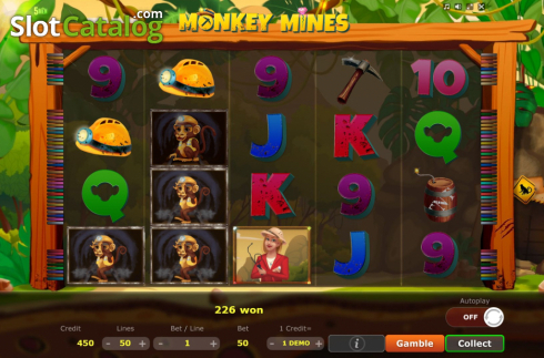 Скрин3. Monkey Mines слот