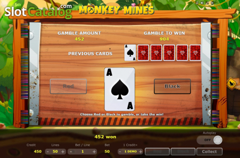 Скрин4. Monkey Mines слот