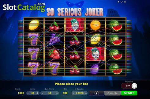 Скрин2. So Serious Joker слот