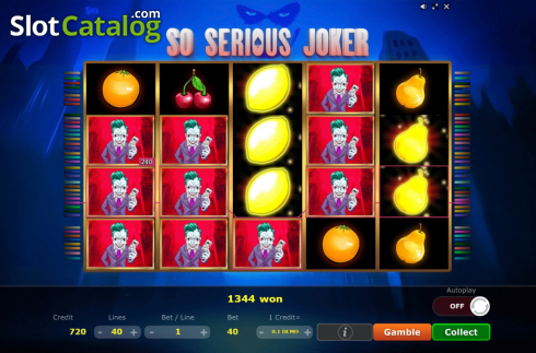 Скрин3. So Serious Joker слот
