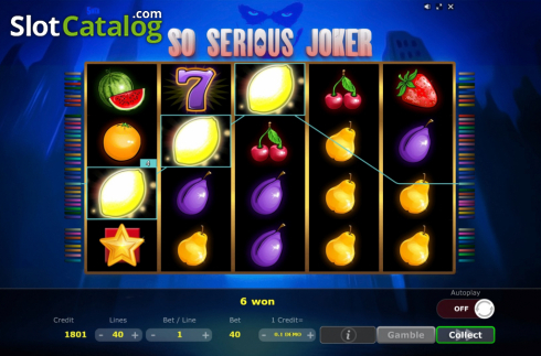 Скрин6. So Serious Joker слот