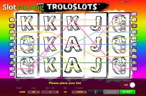 Скрин2. Troloslots слот